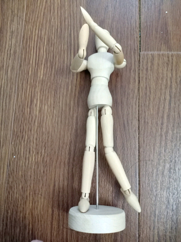 Poseable Anatomy Doll Useful for artists to sketch out poses FreePick