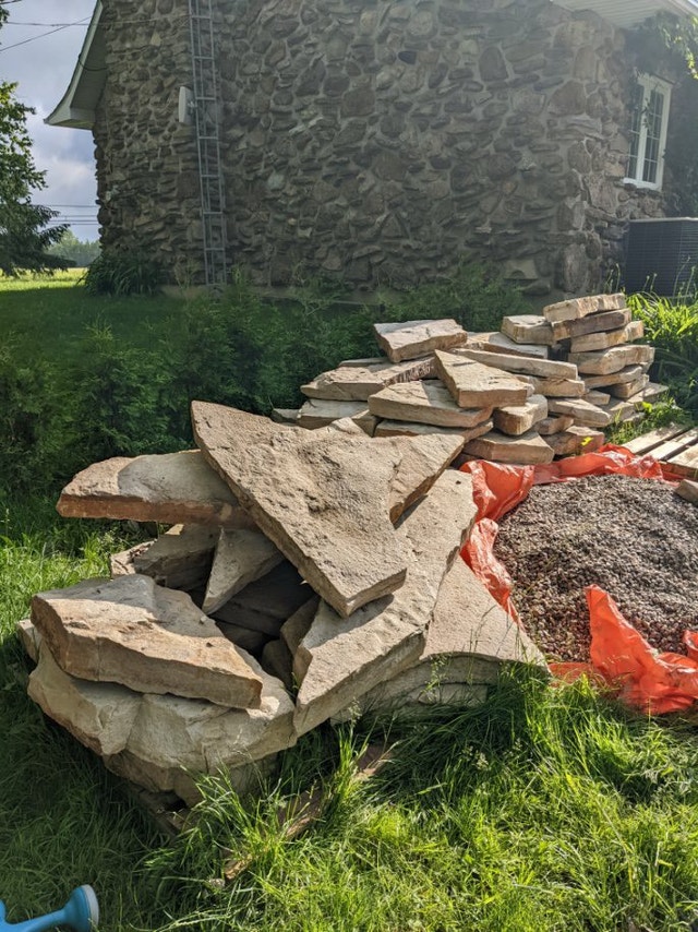 Dalle patio Pierre naturel, Longueuil / South Shore - Magnifique Pierre