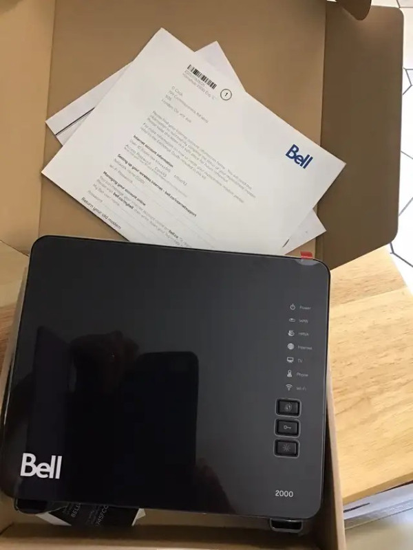 Bell Home Hub 2000 Modem New Bell Home Hub 2000 Modem New Video