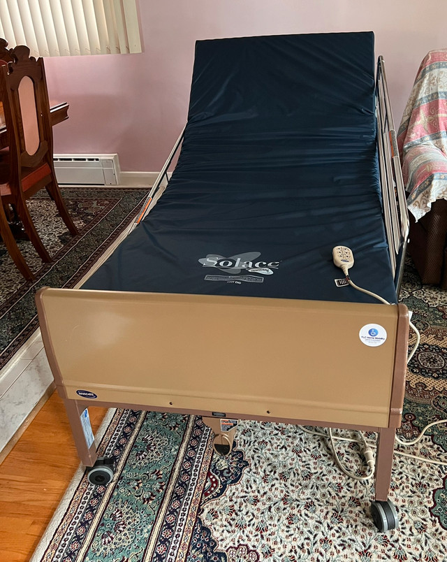 Invacare hospital bed delivery and setup available Excellent condition full electric hospital