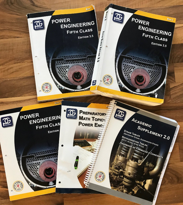 Power Engineering 5th Class 35 ed text books Good condition some notes written throughoutCash