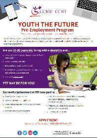 Youth The Future -Disability Health Condition Employment Program