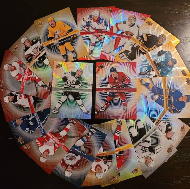 Complete set of Tim Hortons hockey cards 2022 2023, St. Catharines Base set In card sheets and