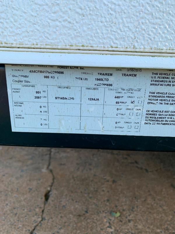 10 ft hard top camper for sale Model 1940 ltdsleeps sixpropane stove