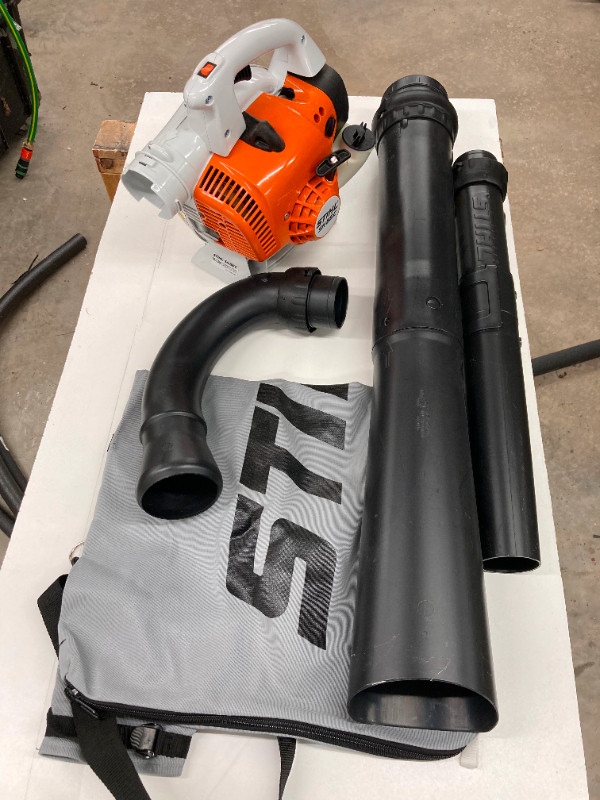 Stihl SH56 vacuum shredder leafblower the Stihl SH 56 is a fuel