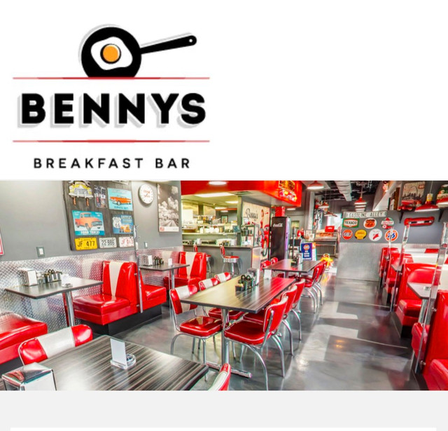 BENNYS BREAKFAST BAR IS NEW TEAM MEMBERS, Calgary Unique