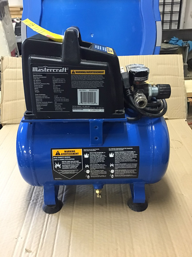 Air Compressor Mastercraft air compressor 058 7000 2 2 USGallon