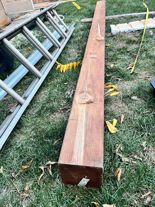 Pressure treated lumber 6x6x10 select, Hamilton - 6x6x10 select reared ...