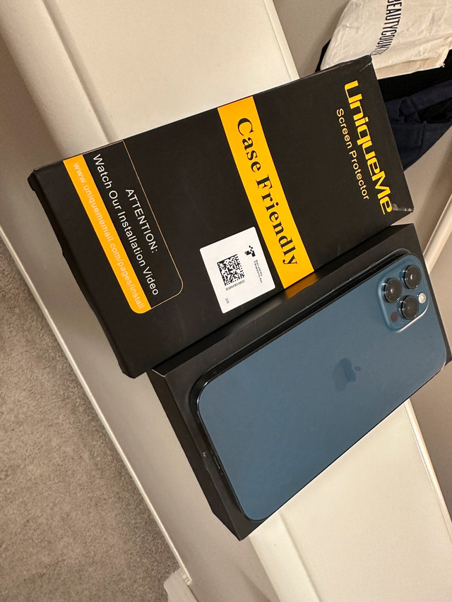 Unlocked 256GB Midnight Blue Apple iPhone 12 Pro Max, Edmonton No