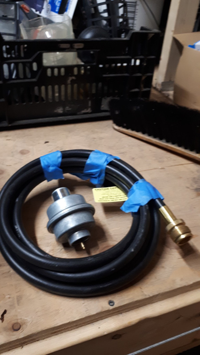 Mr Heater hose and filter 5 ft hose and filter Attach heater to full