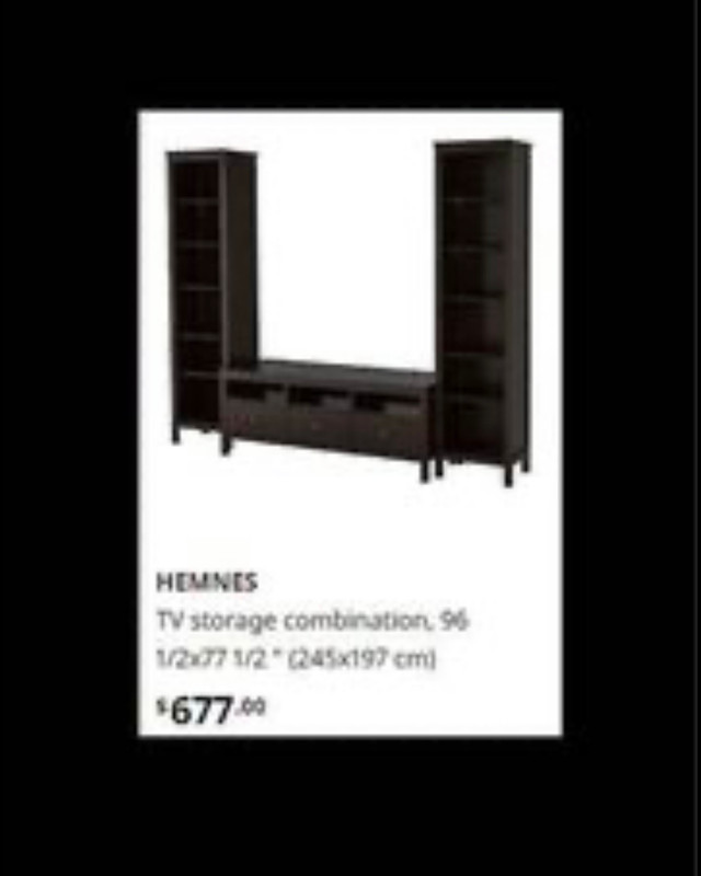 ikea hemnes tv entertainment unit, Mississauga / Peel Region Ikea
