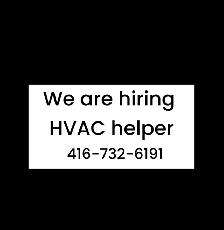 We are hiring hvac helper .
G3 license (preferred)
6-month exper