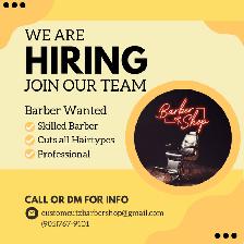 Mature Barbers Wanted
