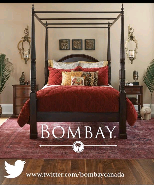 Bombay Company queen four poster bed Four poster queen bed from