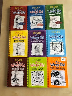 Set of Diary of a Wimpy Kid books - Full set of first 9 books in the ...