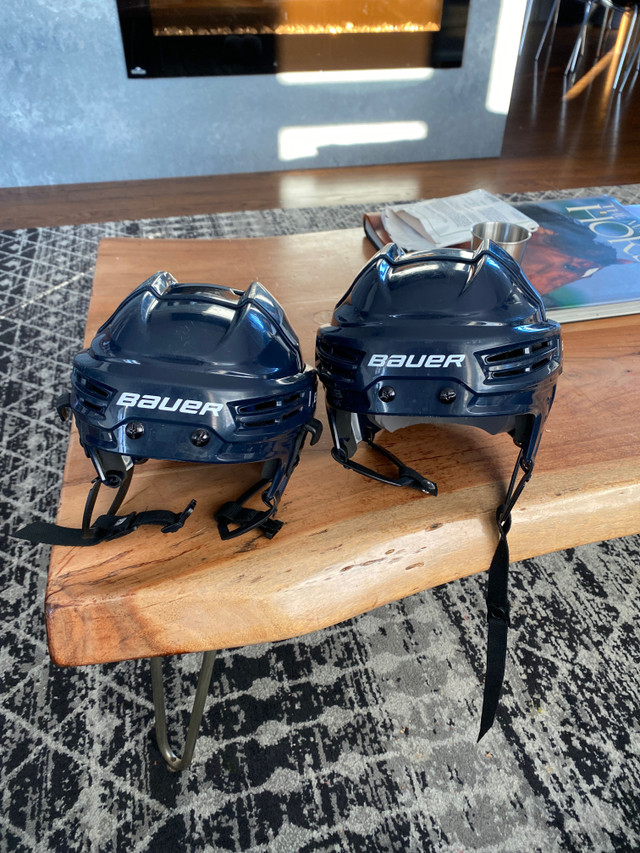 Bauer hockey helmets, Grande Prairie 2 Bauer hockey helmets Both