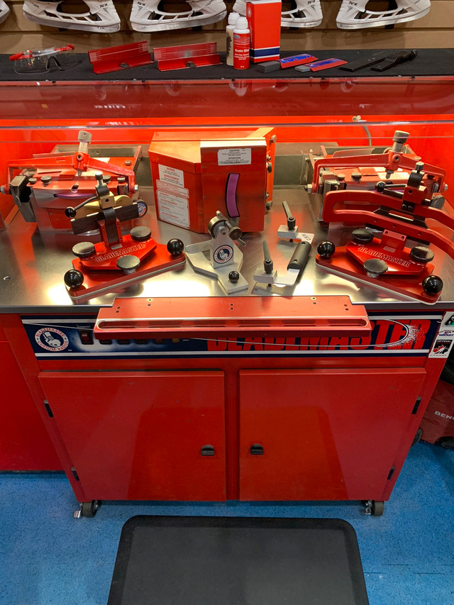 Blademaster Skate Sharpening Machine and Equipment Everything you