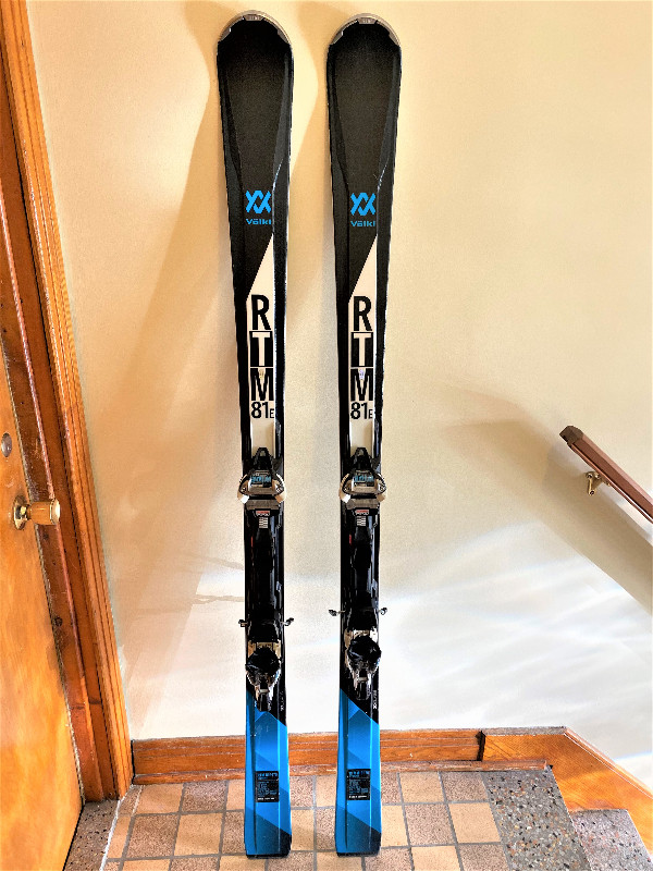 Volkl RTM81 Downhill Skis 170cm with Marker Wide Grip Bindings, City of