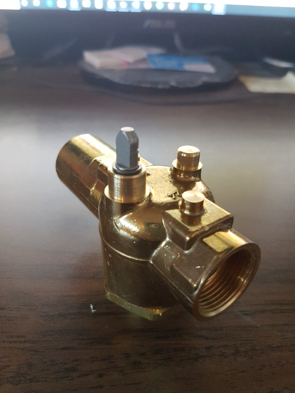 VT3343 Erie 34 Inverted Flare 3 Way Zone Valve Body, City of Toronto VT3343 Erie 34 Inverted