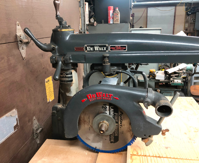 DEWALT 12 2HP VINTAGE RADIAL ARM SAW ITS A BEAST This is not your