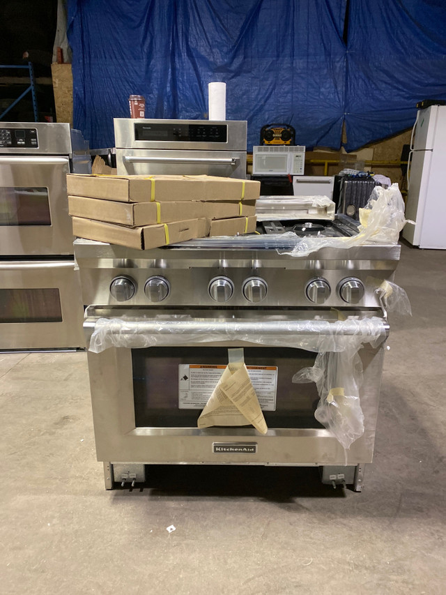 KitchenAid six burner scratch and dent stove KitchenAid six burner