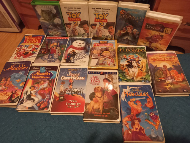 DISNEY VHS MOVIES - 16 Disney VHS movies Asking 180 OBO EUC smoke free ...