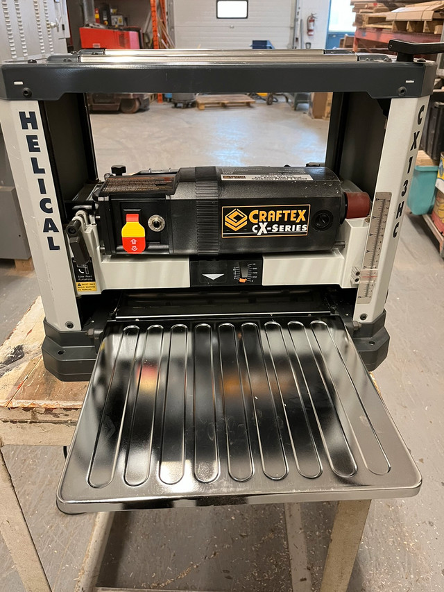 13 BENCH TOP HELICAL THICKNESS PLANER CRAFTEX CX SERIES CX13HC bench