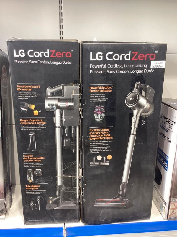 LG A906SM CordZero A9 Charge Plus Cordless Stick Vacuum, Mississauga