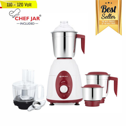Bajaj Classic PRO 600W Indian Mixer Grinder, City of Toronto Wattage