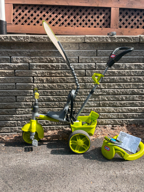 Tricycle Little Tikes Tricycle 4 en 1 pour enfants 4 etapes pour