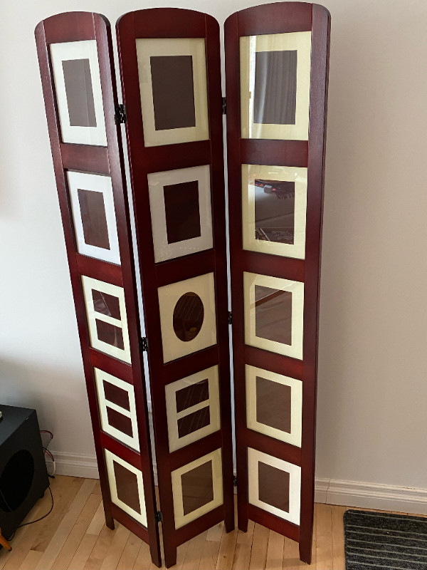 3 Panel Photo Collage Room Divider Privacy Screen 3 Panel picture frame for 200 OBO 175cm69in
