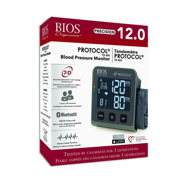 BIOS Diagnostics Precision Series Blood Pressure Monitor, City of Toronto BIOS Diagnostics