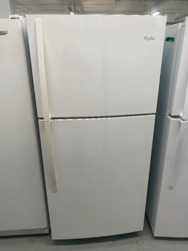 Refrigerateur Frigo 30 Whirlpool blanc top freezer fridge - VENTE BAS ...