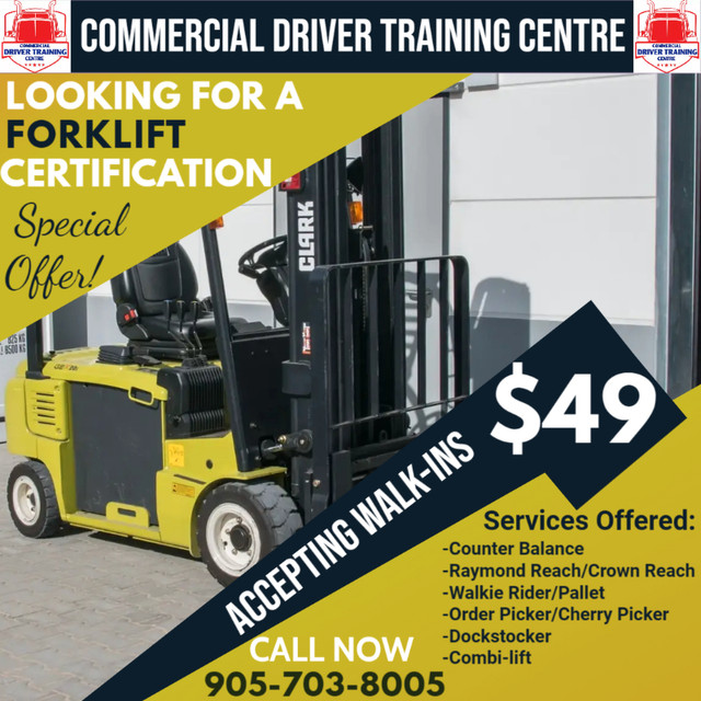 Forklift Certification Training Forklift Training School, City of