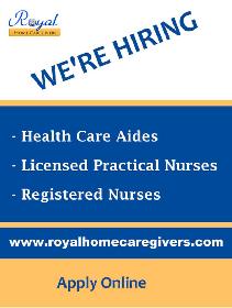 Caregivers and Health Care Aides Needed
