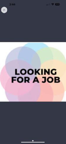 Seeking a job