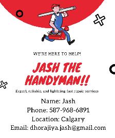 Jash the Handyman - Your Go-To for Affordable Home Repairs!