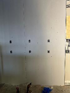 Drywall, metal framing & T bars