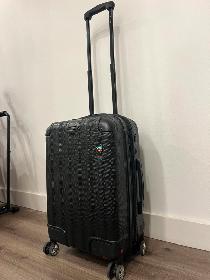 Carry-On Suitcase with Retractable Wheels