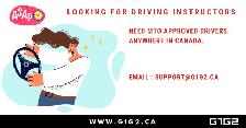 DRIVING INSTRUCTORS NEEDED - AS SOON AS POSSIBLE