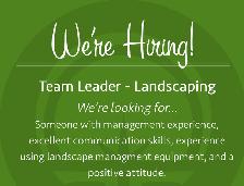 LANDSCAPE FOREMAN AND HELPER NEEDED!!