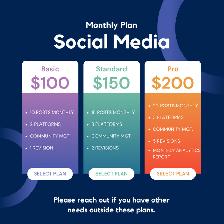 $100 | Content & Social Media Marketing
