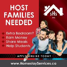 ~ HOST FAMILIES NEEDED - Extra Bedroom? Earn Money! ~