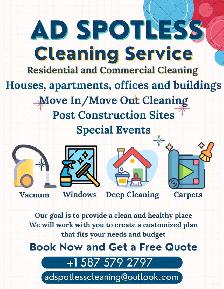 Experienced cleaning workers