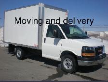 Moving and delivery van