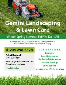 Lawn Care & Snow Removal $17/Hour