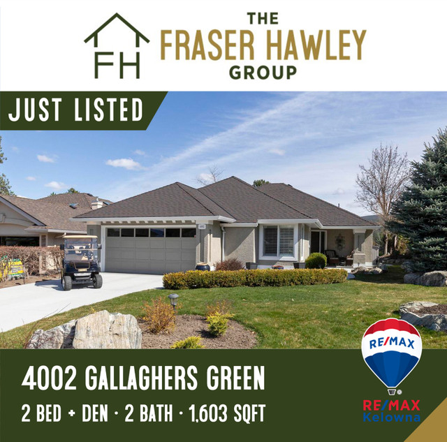 Resort Style Living At Gallaghers Canyon, Kelowna Home is where the