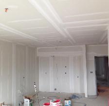 Drywall taping and installing