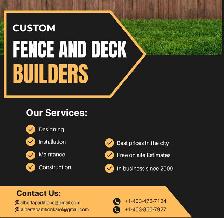 Custom fence and Deck builders