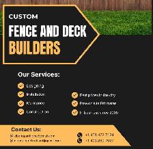 Custom fence and decks